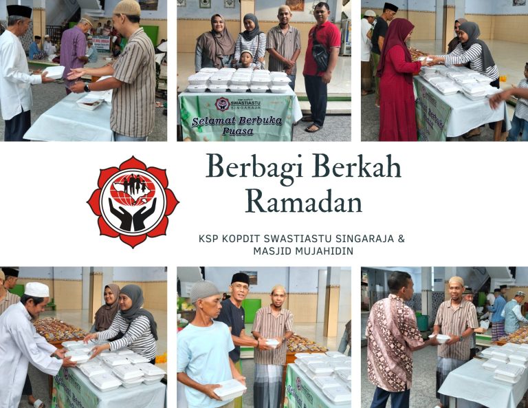 KSP Kopdit Swastiastu Singaraja berbagi takjil Ramadan 2026